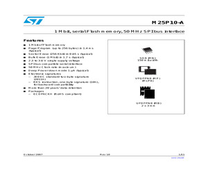 M25P10-AVMN6TP.pdf