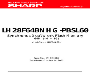 LH28F640BNHG-PBSL60.pdf