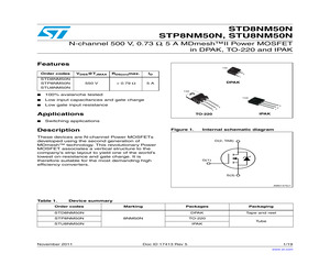 STU8NM50N.pdf