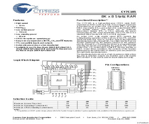 CY7C185-35DMB.pdf