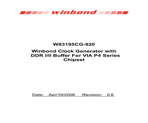 W83195CG-920.pdf