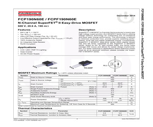 FCPF190N60E.pdf