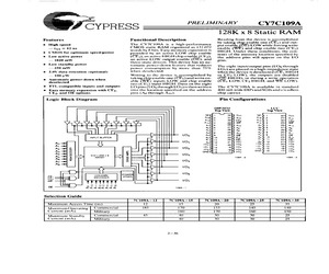 CY7C109A-12VCR.pdf