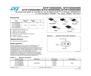 STF16N65M5.pdf