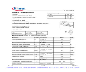 SPW07N60CFDFKSA1.pdf