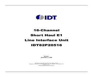 IDT82P20516DBFG.pdf