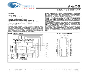 CY7C1019B-15ZI.pdf