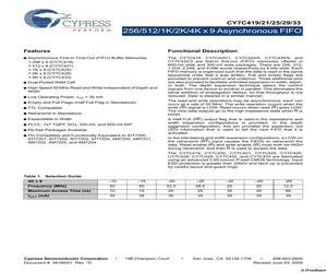 CY7C421-20VC.pdf