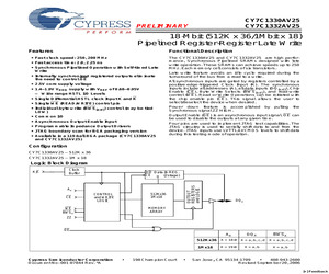 CY7C1332AV25.pdf