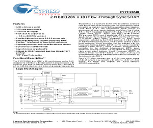 CY7C1324H-133AXI.pdf