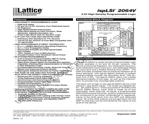 ISPLSI2064V-100LT100I.pdf