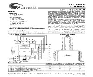 CY7C109V33-12ZC.pdf