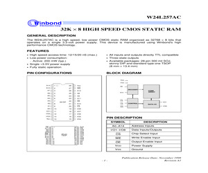 W24L257ACK-20.pdf