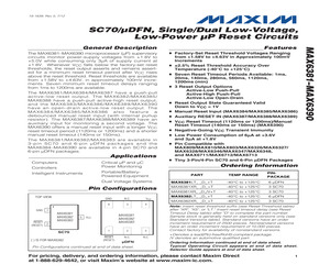 MAX6381XR16D3/V+T.pdf