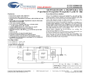 CY7C1332AV25-200BGC.pdf