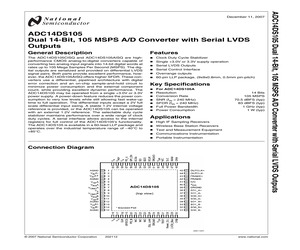 ADC14DS105AISQ/NOPB.pdf