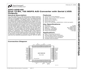 ADC12DS105CISQ/NOPB.pdf