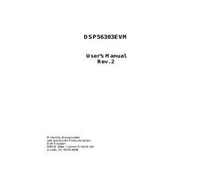 DSP56303EVMUM.pdf