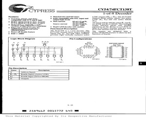 CY54FCT138TLMB.pdf