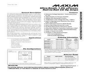 MAX4291EUK+.pdf