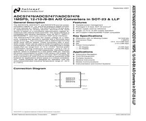 ADCS7476AIMFX/NOPB.pdf