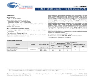 CY7C1041GN30-10BVXI.pdf