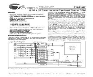 CY7C1347L-100AC.pdf