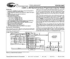 CY7C1347L-166AC.pdf