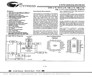 CY7C420-30DMB.pdf