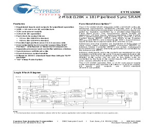 CY7C1326H-133AXC.pdf