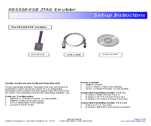 XDS510 USB JTAG EMULATOR.pdf