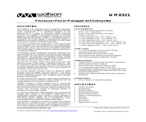 WM8321GEFL/RV.pdf