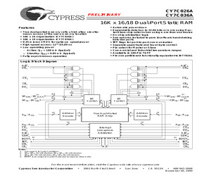 CY7C026A-20AI.pdf