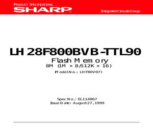 LH28F800BVB-TTL90.pdf