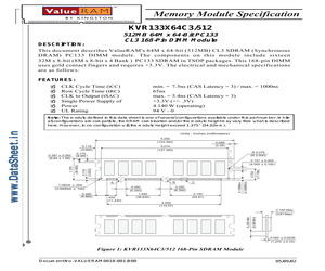 KVR133X64C3/512.pdf