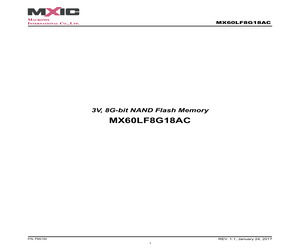 MX60LF8G18AC-TI/TRAY.pdf