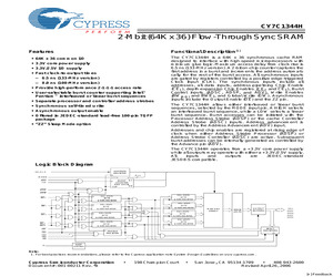 CY7C1344H-133AXC.pdf