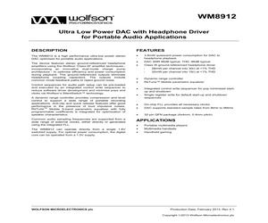 WM8912CGEFL/V.pdf