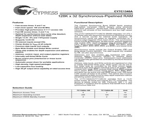 CY7C1340A-100AXC.pdf