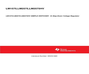 LM2575HVT-ADJ/NOPB.pdf