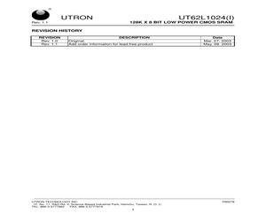 UT62L1024BSL-70LLI.pdf