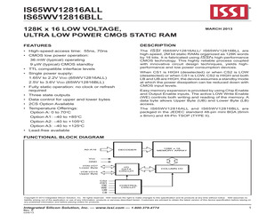 IS65WV12816ALL-70BA1.pdf