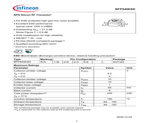 BFP540ESD E6327.pdf