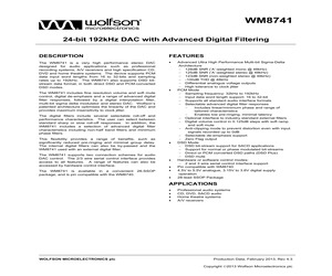 WM8741GEDS/RV.pdf