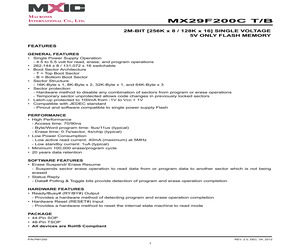 MX29F200CBTI-70G/TRAY.pdf