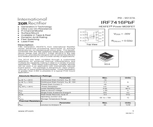 IRF7416TRPBF/BKN.pdf