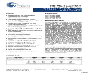 CY7C1515AV18-167BZC.pdf