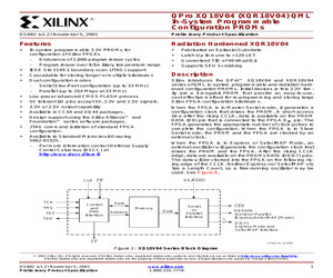QPRO XQ-XQR18V04 QML PROGRAMMABLE CONFIGURATION PROMS.pdf