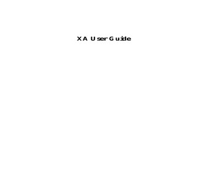 XA USER GUIDE.pdf