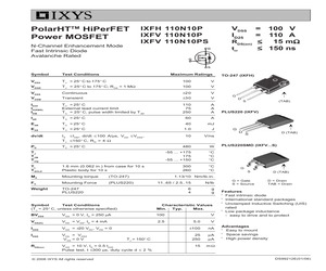 IXFH110N10P.pdf